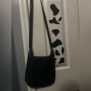 Black COACH sling purse